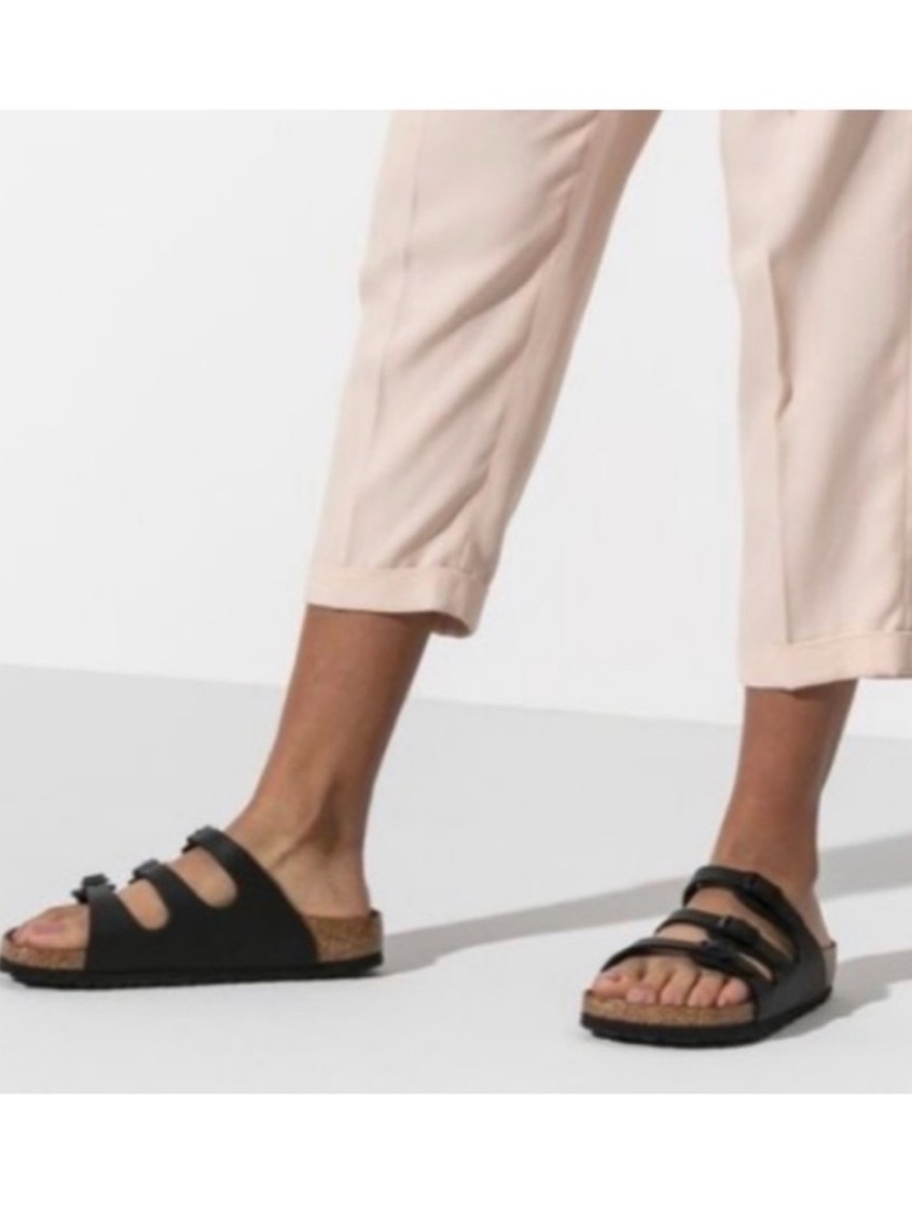 Birkenstock Florida 3 Strap Sandals in Mocha Brown 36.5 - Picture 3 of 13